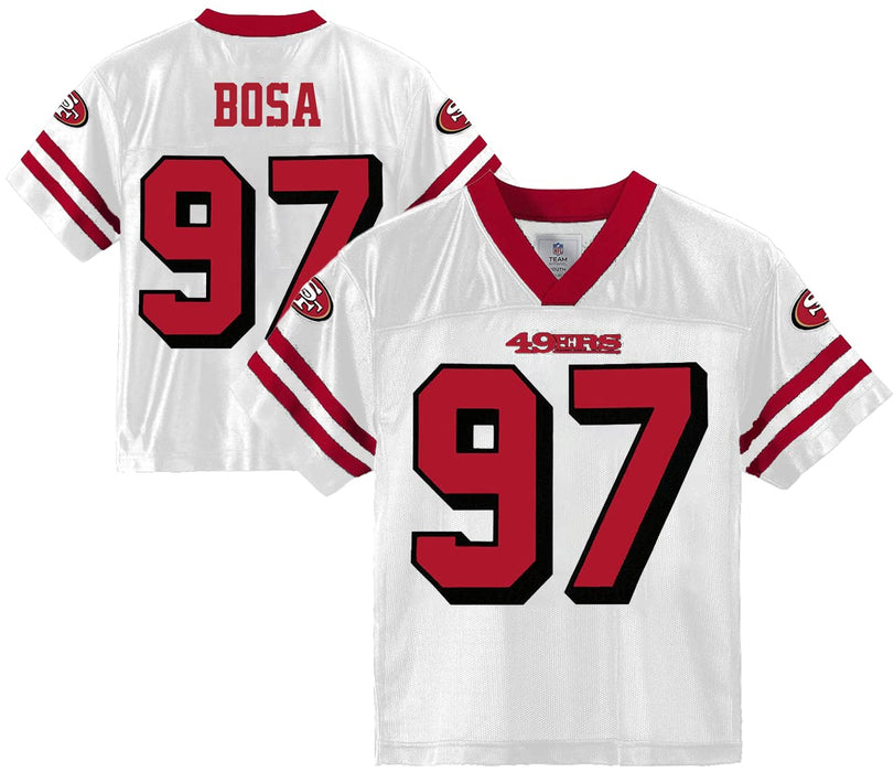 Nick Bosa San Francisco 49ers #97 White Youth 8-20 Color Rush Player Jersey (8)