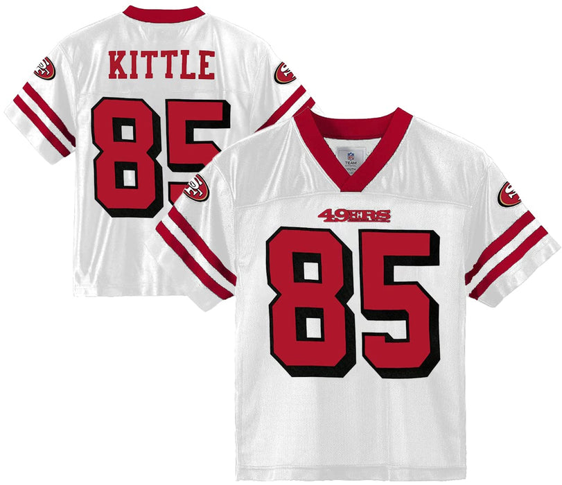 George Kittle San Francisco 49ers #85 White Youth 8-20 Color Rush Player Jersey (14-16)