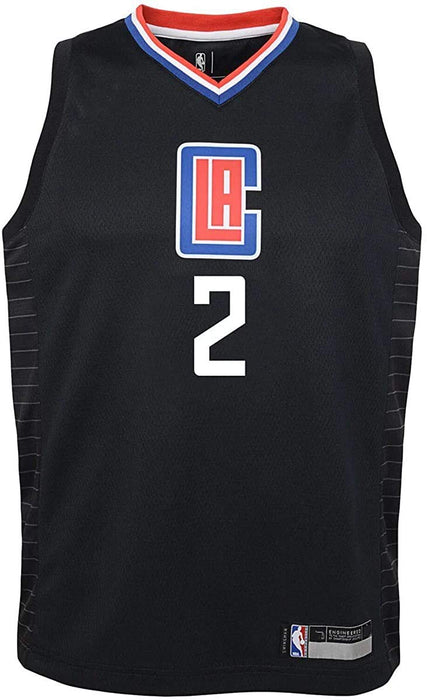 Outerstuff Kawhi Leonard Los Angeles Clippers #4 Infants Black Statement Edition Jersey (12 Months)