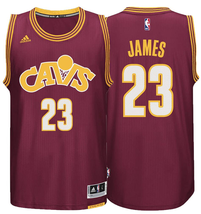 Lebron James Cleveland Cavaliers #23 Youth 8-20 Burgundy Hardwood Classic Swingman Jersey (18-20)