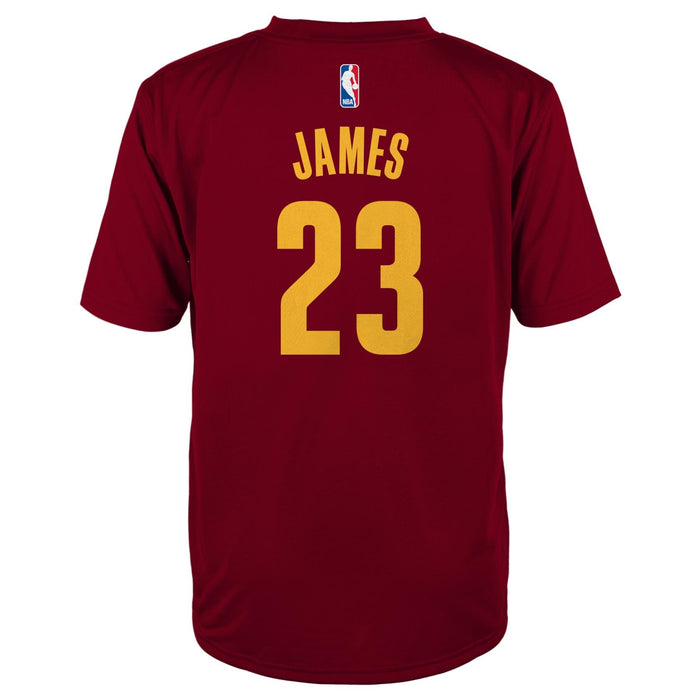 NBA Youth Boys 8-20 James Cavaliers Short Sleeve Player Performance Name and Number Tee