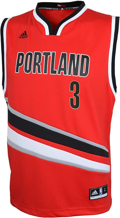 CJ Mccollum Portland Trail Blazers #3 Youth 8-20 Red Alternate Replica Jersey (8)