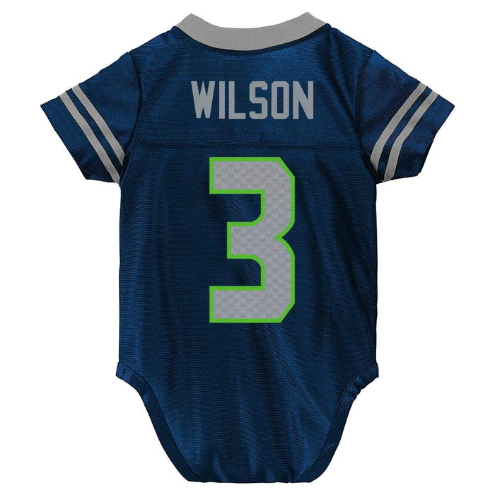 Outerstuff NFL Newborn Infants Team Color Name and Number Home Player Creeper Bodysuit Jersey