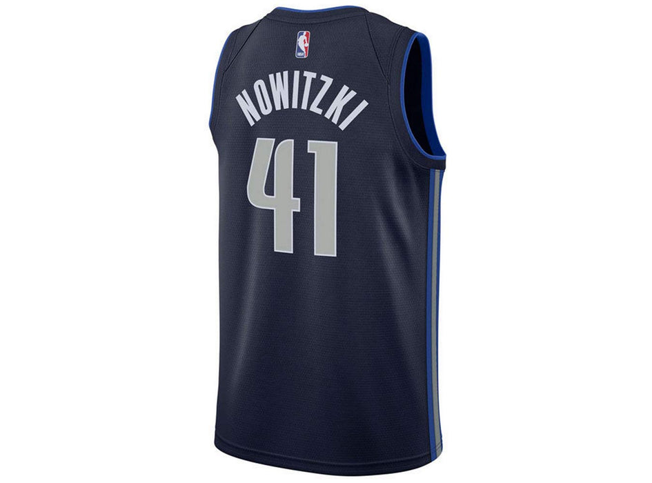 Dirk Nowitzki Dallas Mavericks Navy Youth Alternate Statement Edition Swingman Jersey (Small 8)