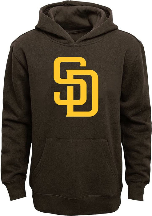 Outerstuff MLB Youth 8-20 Team Color Primary Logo Fleece Sweatshirt Hoodie - Chicago White Sox Black (8)