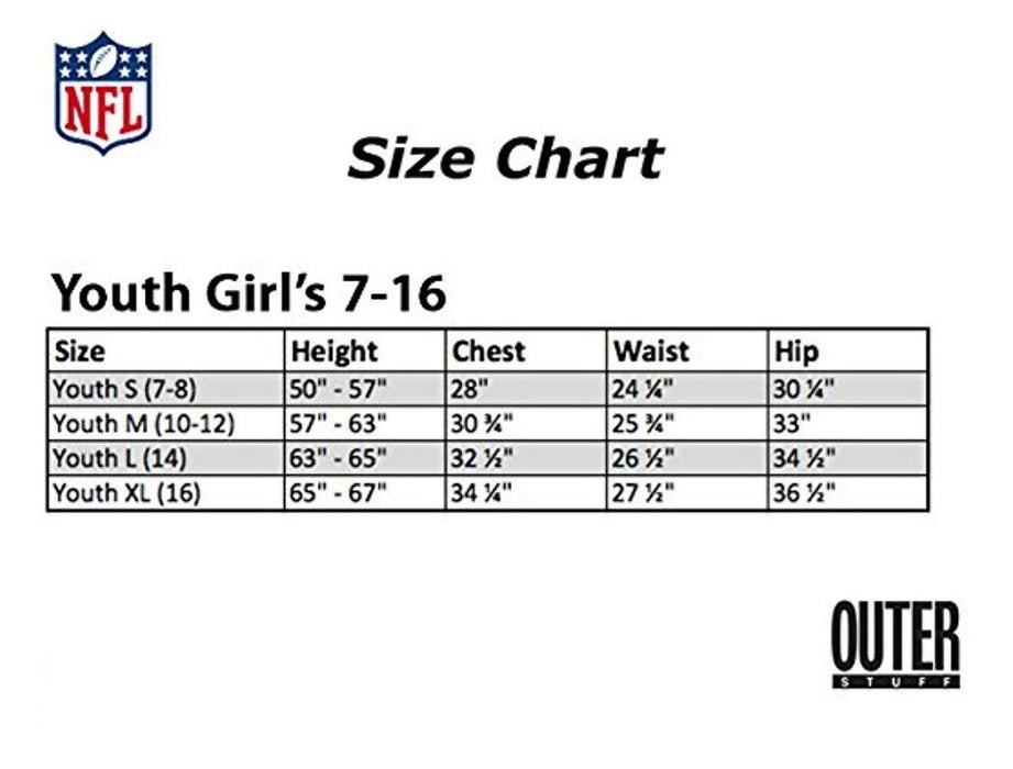 Outerstuff Patrick Mahomes Kansas City Chiefs #15 Youth Girls Sizes 7-16 Player Name & Number Jersey White (Girls Medium 10/12)