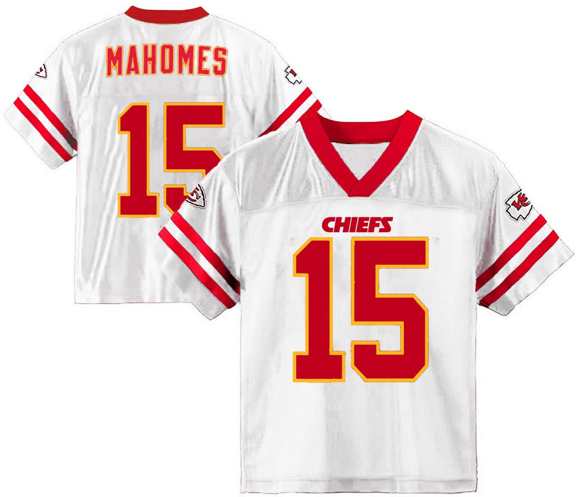 Outerstuff Patrick Mahomes Kansas City Chiefs #15 Youth 8-20 White Away Player Jersey (14-16)