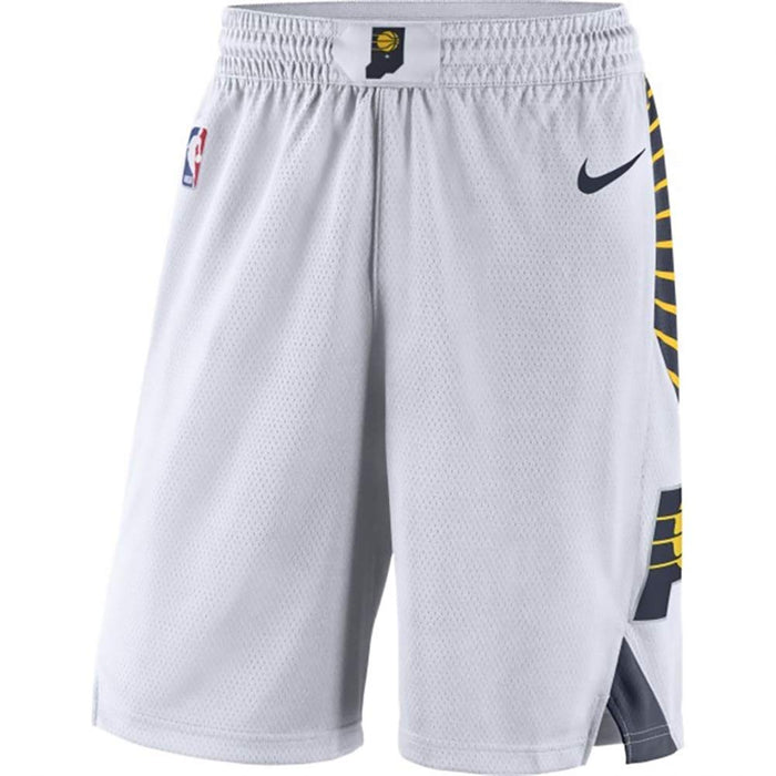 Indiana Pacers Youth 8-20 Official Swingman Dri-Tek Performance Shorts (Youth - Small, Indiana Pacers White Association Edition Shorts)