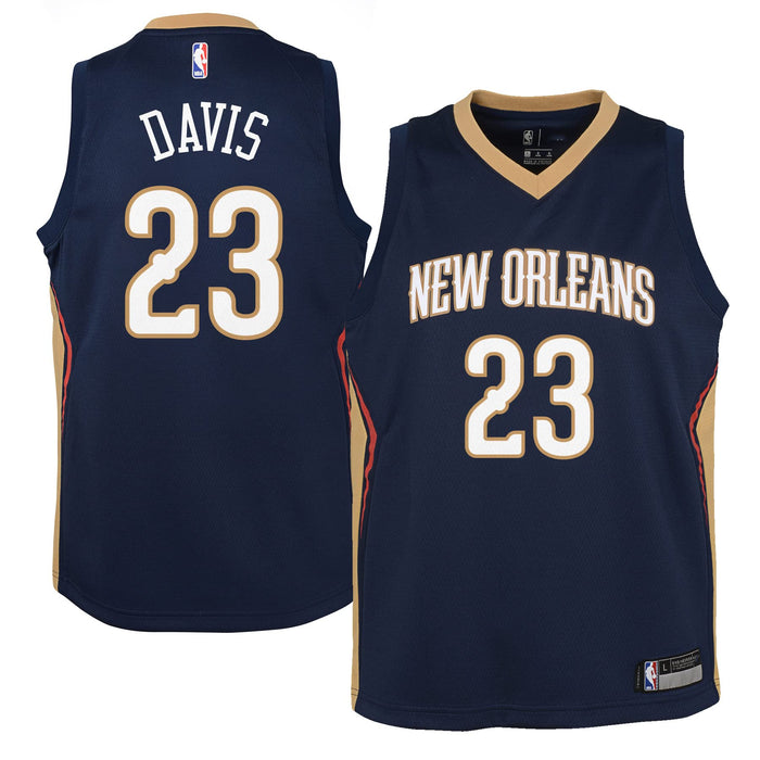 Anthony Davis New Orleans Pelicans #23 Kids 4-7 Navy Icon Edition Jersey (5-6)