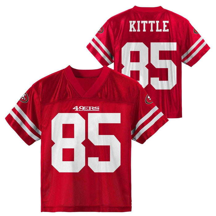 George Kittle San Francisco 49ers #85 Youth 8-20 Home Alternate Player Jersey (George Kittle San Francisco 49ers Home Red, 10-12)