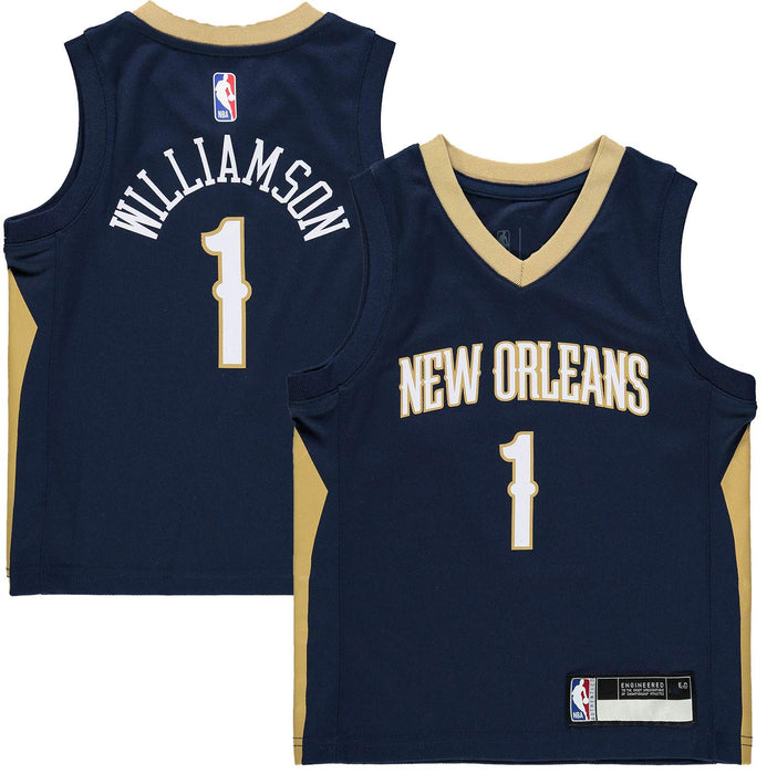 NBA Kids 4-7 Official Name and Number Replica Home Alternate Road Player Jersey (4, Donovan Mitchell Utah Jazz Navy)