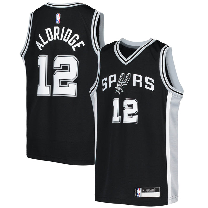 Lamarcus Aldridge San Antonio Spurs #12 Toddler Black Icon Edition Jersey (2T)