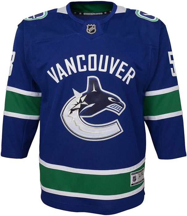 Bo Horvat Vancouver Canucks Blue #53 Infants Toddler Home Premier Jersey (12-24 Months)