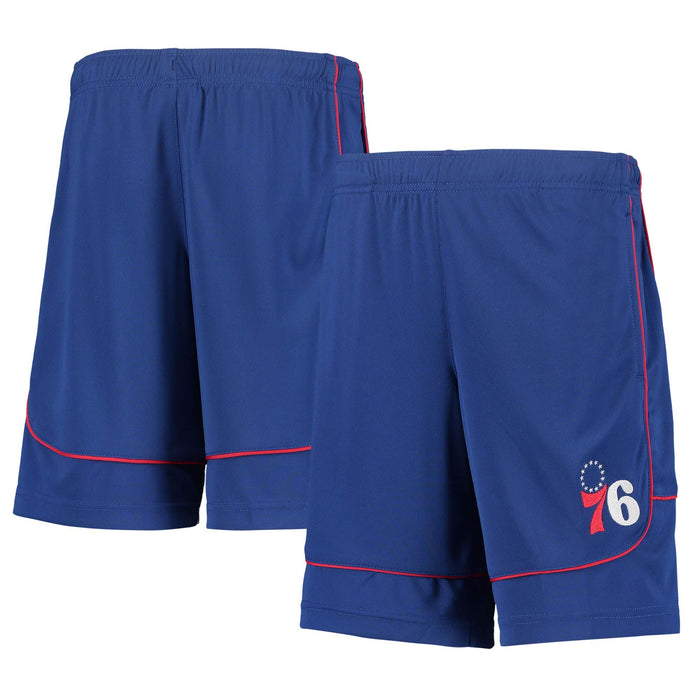 NBA Youth 8-20 Primary Logo Performance Boomin Out Shorts (New York Knicks Blue, Large)