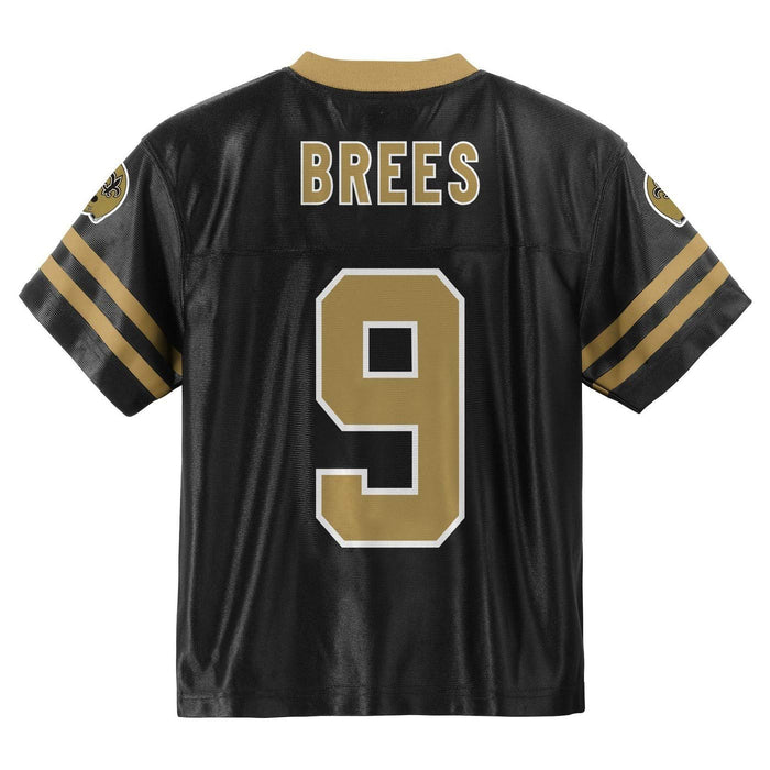 Outerstuff Drew Brees New Orleans Saints #9 Black Kids Home Player Jersey (4)