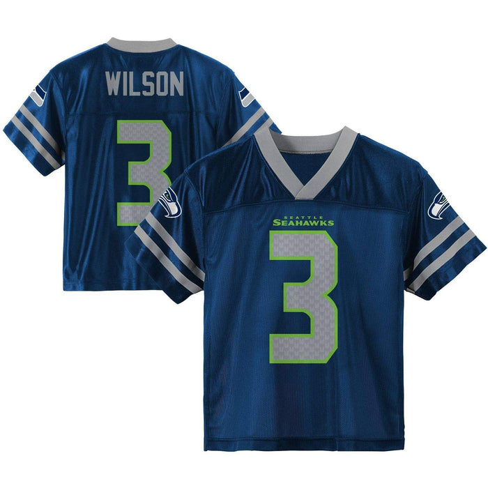 Russell Wilson Seattle Seahawks #3 Youth 8-20 Home Alternate Player Jersey (Russell Wilson Seattle Seahawks Home Navy, 8)