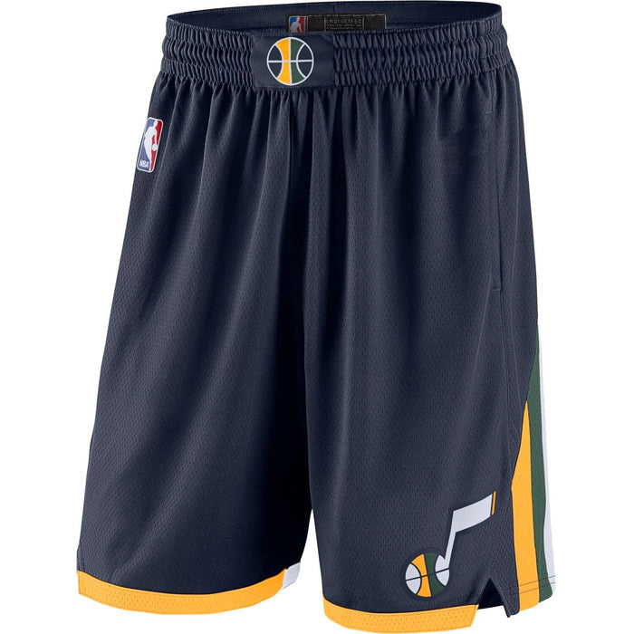 Utah Jazz Youth 8-20 Navy Icon Edition Swingman Shorts (8)