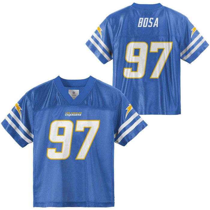 Outerstuff Joey Bosa Los Angeles Chargers Blue #97 Toddler Home Player Jersey (3T)