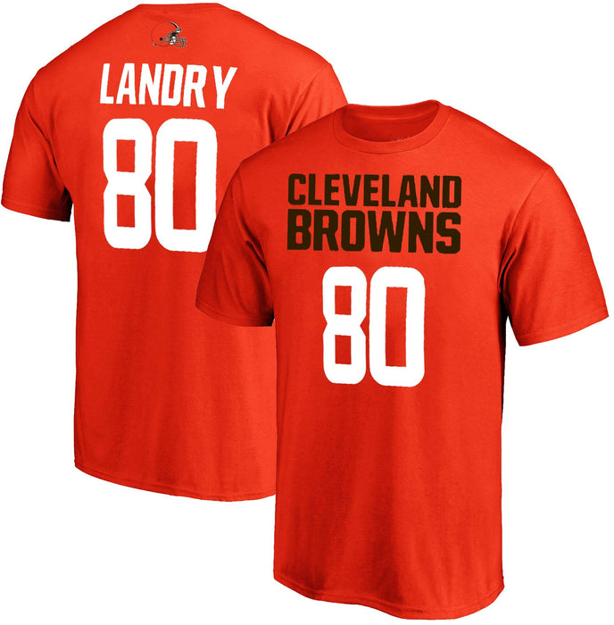 Outerstuff NFL Youth 8-20 Alternate Polyester Performance Mainliner Player Name and Number Jersey T-Shirt (Large 14/16, Jarvis Landry Cleveland Browns Orange Alternate)