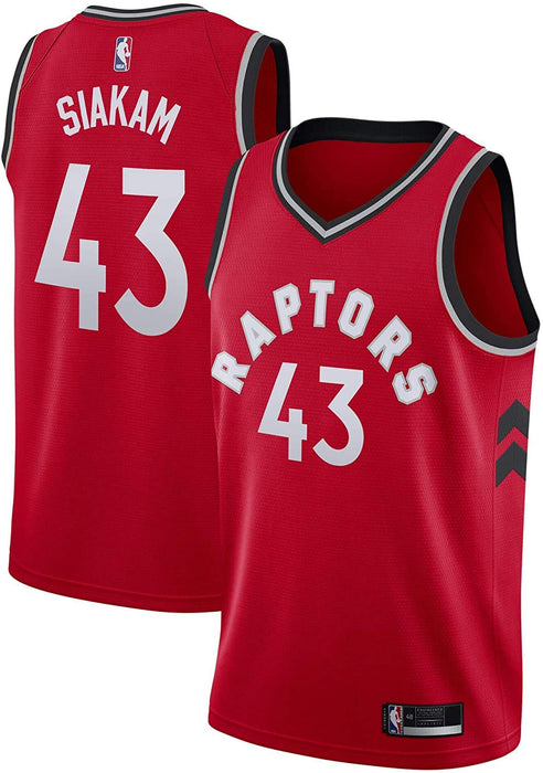 Pascal Siakam Toronto Raptors #43 Red Kids 4-7 Icon Edition Replica Jersey (4)