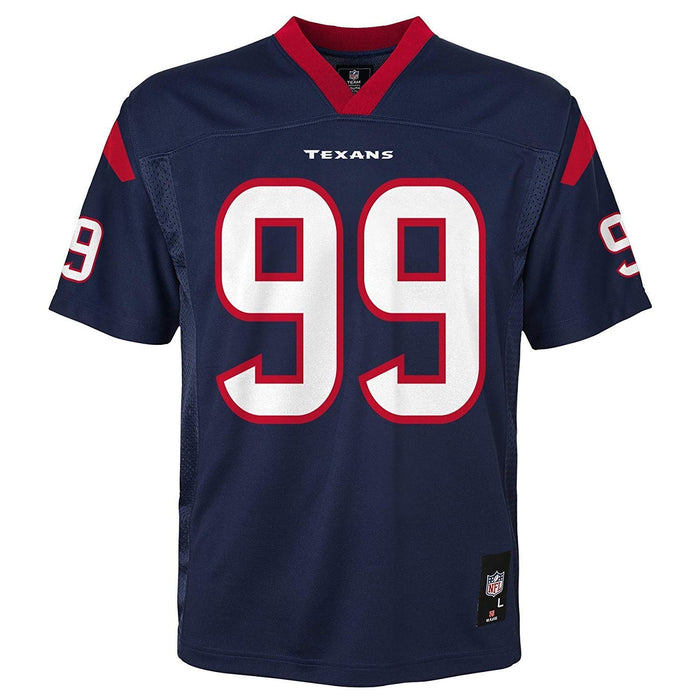 Outerstuff J.J. Watt Houston Texans Navy Blue Infants Home Mid Tier Jersey (18 Months)