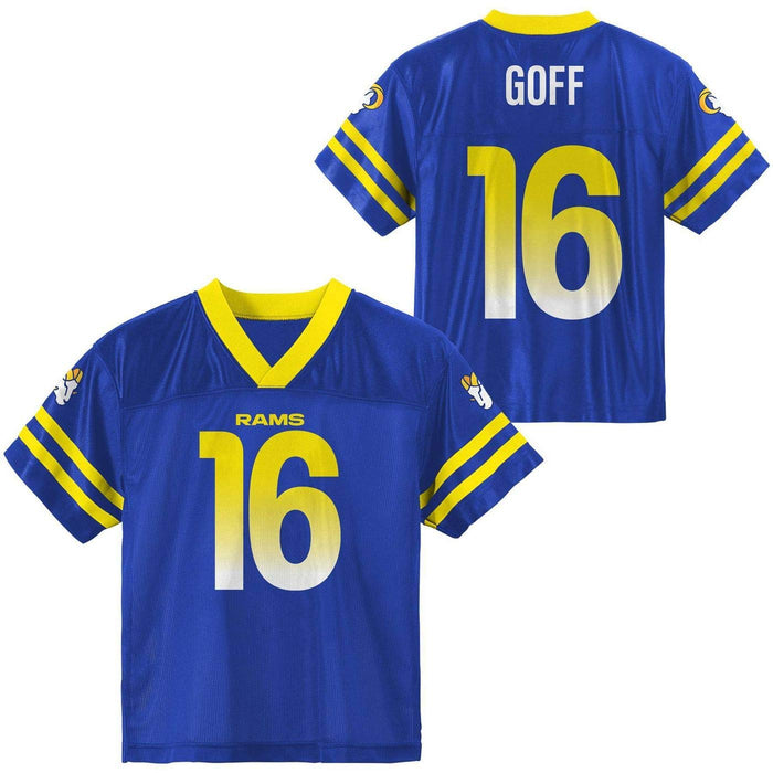 Outerstuff Jared Goff Los Angeles Rams Blue Youth 8-20 Home Player Jersey (10-12)