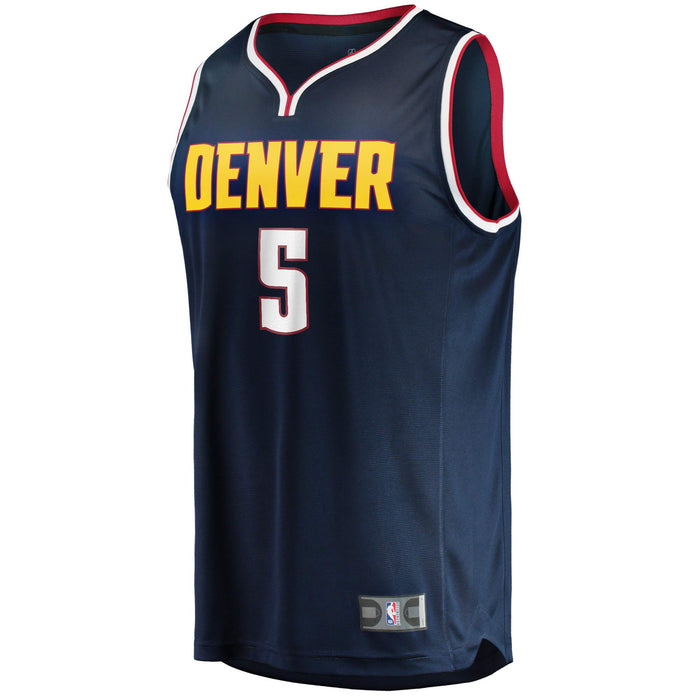 Will Barton Denver Nuggets #5 Official Youth 8-20 Home Alternate Road Swingman Jersey (Will Barton Denver Nuggets Navy Icon Edition, 10-12)