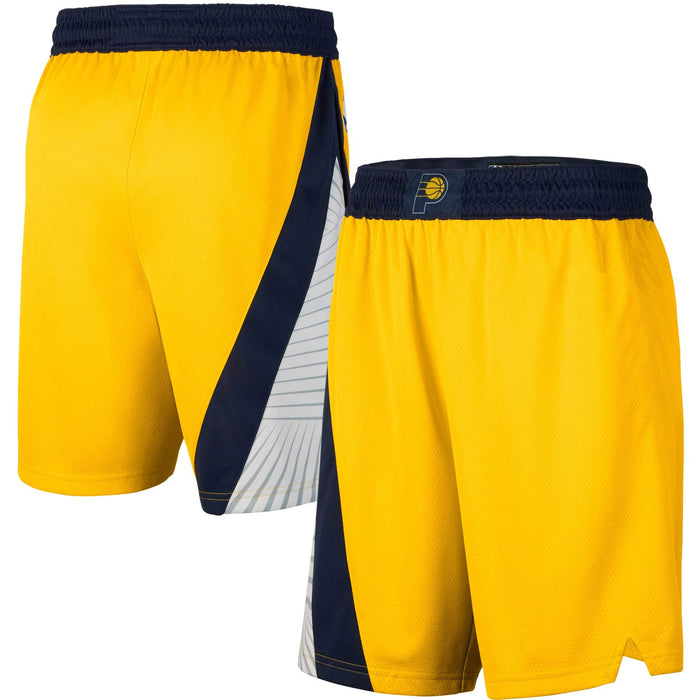 Indiana Pacers Youth 8-20 Official Swingman Dri-Tek Performance Shorts (Youth - Small, Indiana Pacers White Association Edition Shorts)