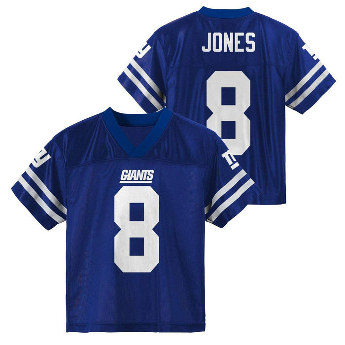 Outerstuff Daniel Jones New York Giants #8 Youth 8-20 Blue Home Player Jersey (10-12)