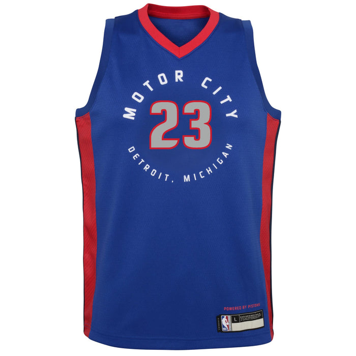 Blake Griffin Detroit Pistons #23 Youth 8-20 Blue City Edition Swingman Jersey (14-16)