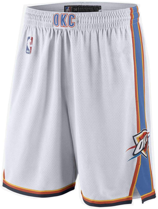 Oklahoma City Thunder Youth 8-20 Official Swingman Performance Shorts (Youth - Small, Oklahoma City Thunder Aqua City Edition Shorts)