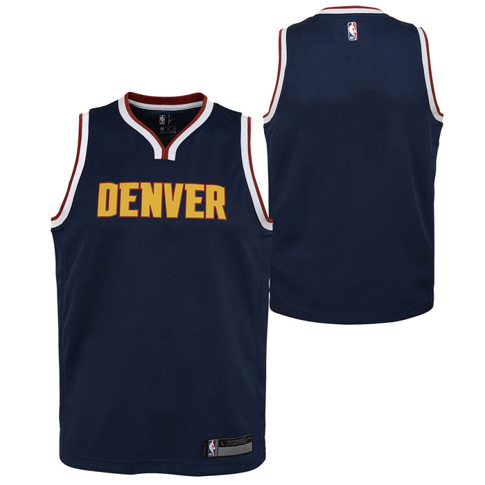 Denver Nuggets Blank Navy Infants Toddler Icon Edition Jersey (12 Months)