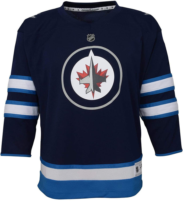 NHL Infants Toddler Blank Home Alternate Away Replica Team Jersey (Edmonton Oilers Home Blue, 12-24 Months)