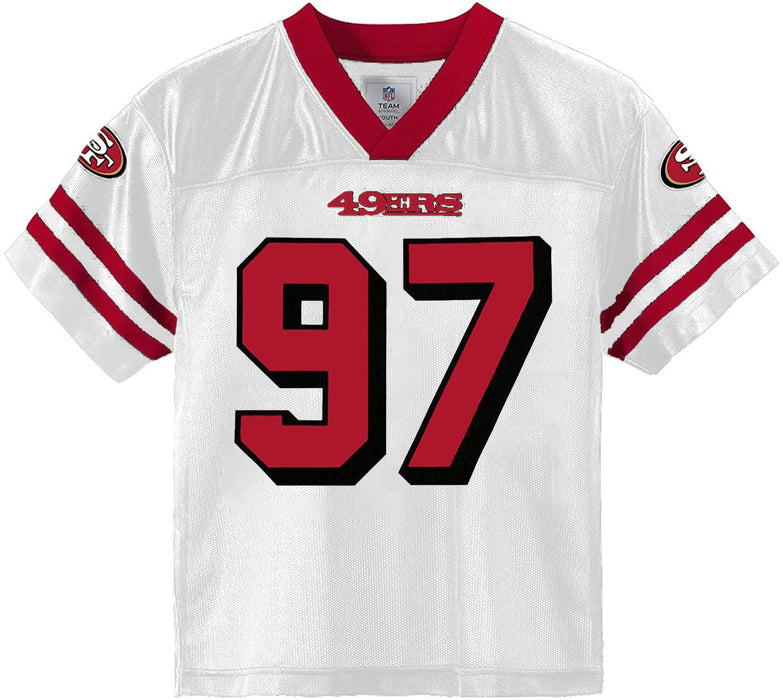 Nick Bosa San Francisco 49ers #97 White Youth 8-20 Color Rush Player Jersey (8)