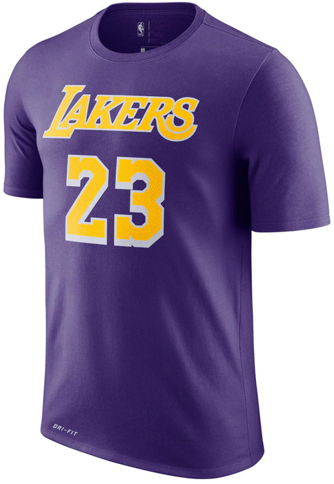 NBA Youth 8-20 Performance Dri Fit Statement Edition Name & Number Player T-Shirt (8, Anthony Davis Los Angeles Lakers Purple Statement Edition)