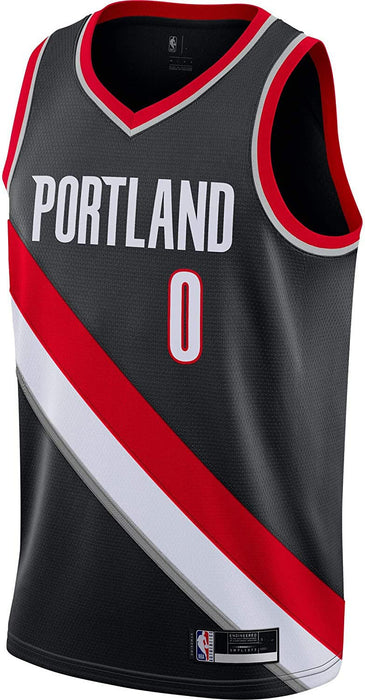 Damian Lillard Portland Trail Blazers #0 Black Kids 4-7 Icon Edition Jersey (5-6)