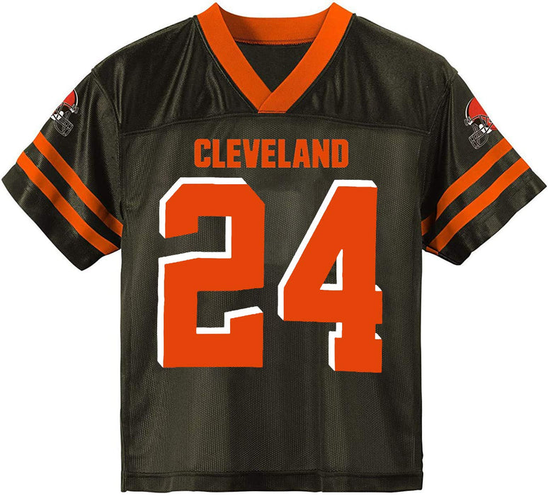 NFL Team Apparel Boys' 4-7 Replica Cleveland Browns Nick Chubb #24