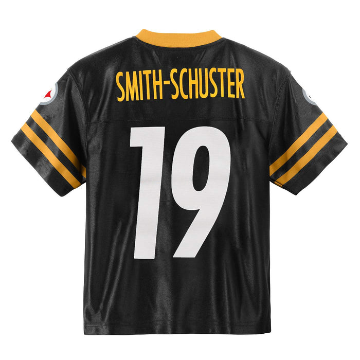 Juju Smith-Schuster Pittsburgh Steelers #19 Black Youth Home Player Jersey (Small 8)