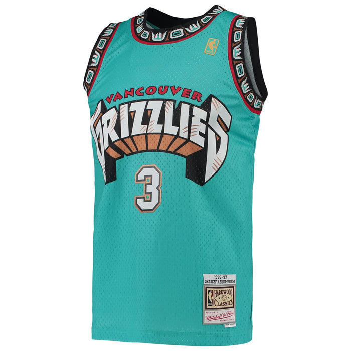 Shareef Abdur-Rahim Memphis Grizzlies #3 Youth 8-20 Soul Hardwood Classic Swingman Jersey (8) Teal