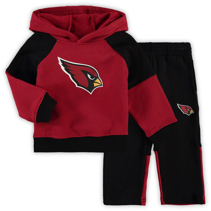 Outerstuff NFL Toddler Sideline Fleece Pullover Hoodie and Pants Set - Arizona Cardinals (Red) - 2T