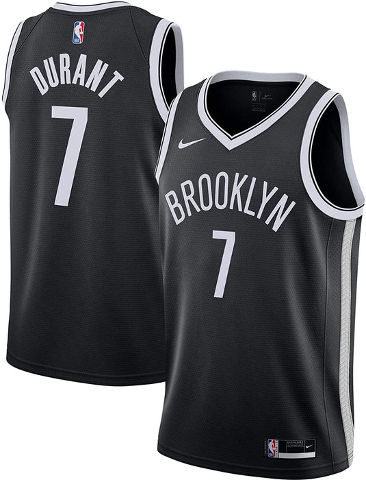 Kevin Durant Brooklyn Nets #7 Youth 8-20 Black Icon Edition Swingman Jersey (8)