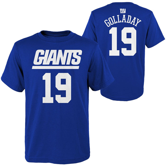 Kenny Golladay New York Giants Blue #19 Youth 8-20 Mainliner Name and Number Player T-Shirtt (as1, Numeric, Numeric_10, Numeric_12, Regular, Blue, 10-12)