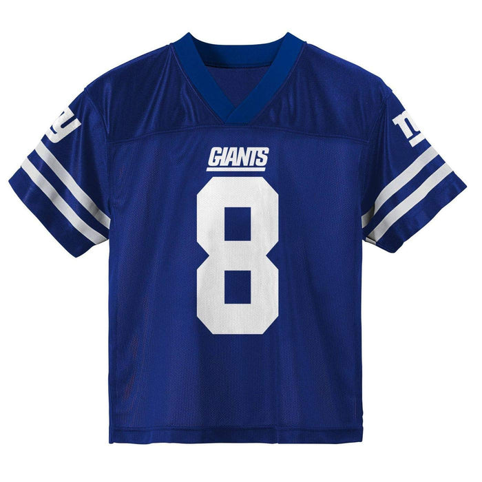 Outerstuff Daniel Jones New York Giants #8 Youth 8-20 Blue Home Player Jersey (10-12)