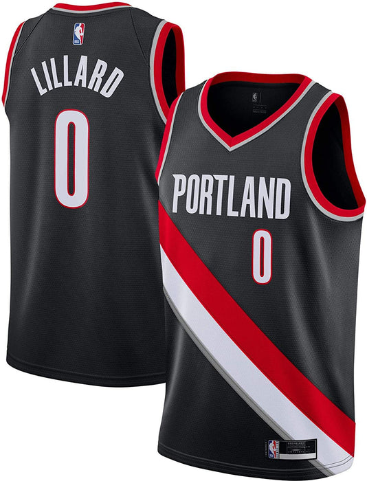 Damian Lillard Portland Trail Blazers #0 Black Kids 4-7 Icon Edition Jersey (5-6)