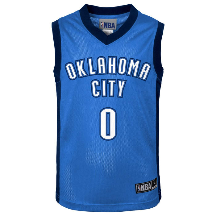 Outerstuff Russell Westbrook Oklahoma City Thunder #0 Infants Toddler Home Player Jersey (12 Months) Blue