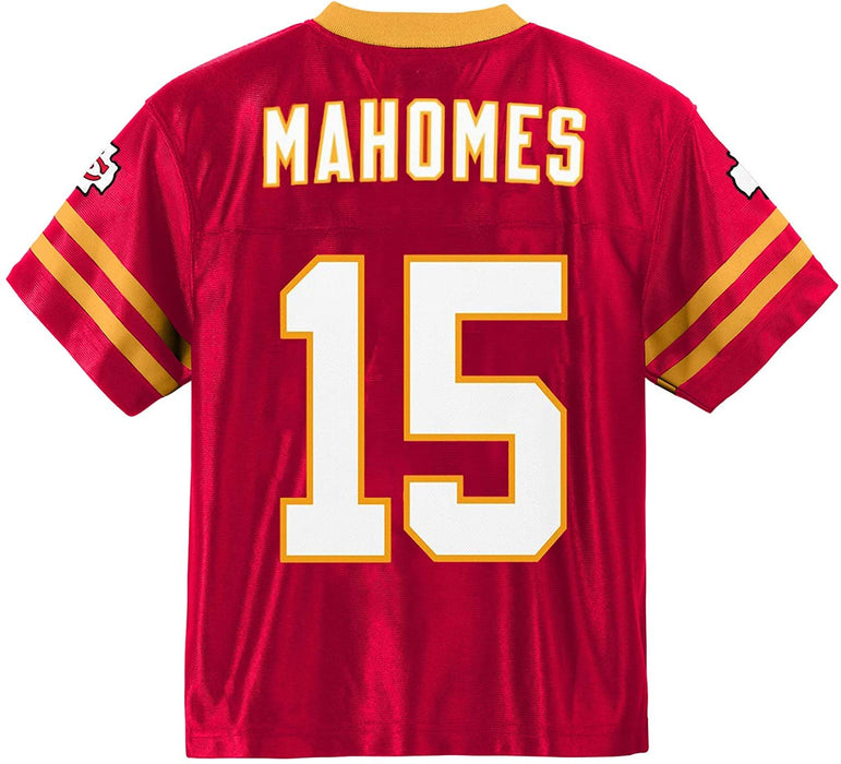 Patrick Mahomes Kansas City Chiefs #15 Red Youth Player Home Jersey (14-16)