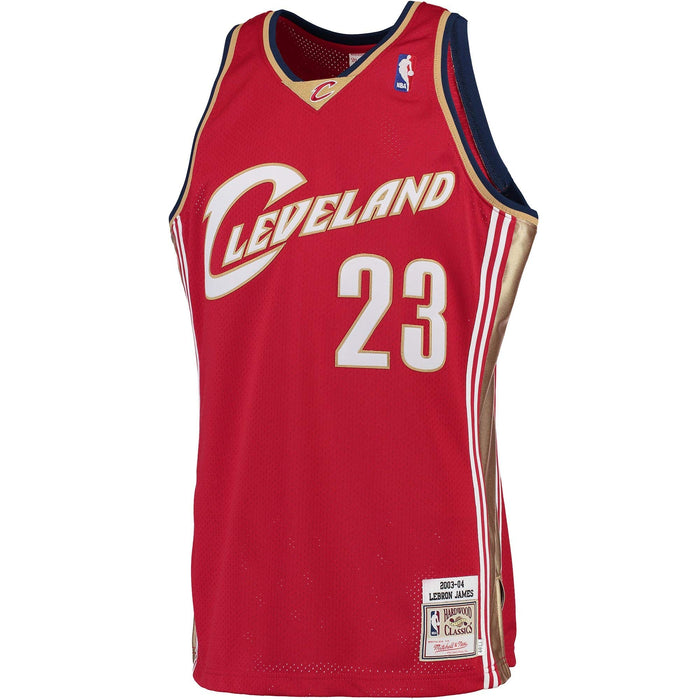 Lebron James Cleveland Cavaliers #23 Red Youth 8-20 Soul Hardwood Classic Swingman Jersey (8)