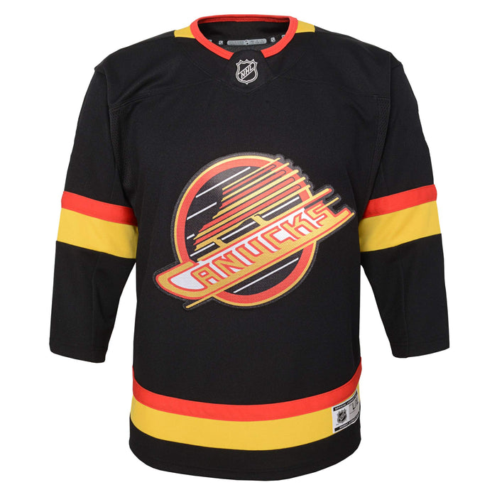 NHL Kids Youth 4-20 Blank Home Alternate Away Premier Team Jersey (Edmonton Oilers Alternate Navy, 4-7)