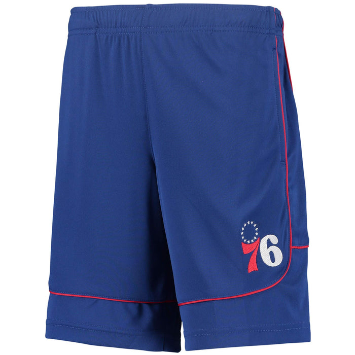 NBA Youth 8-20 Primary Logo Performance Boomin Out Shorts (New York Knicks Blue, Large)