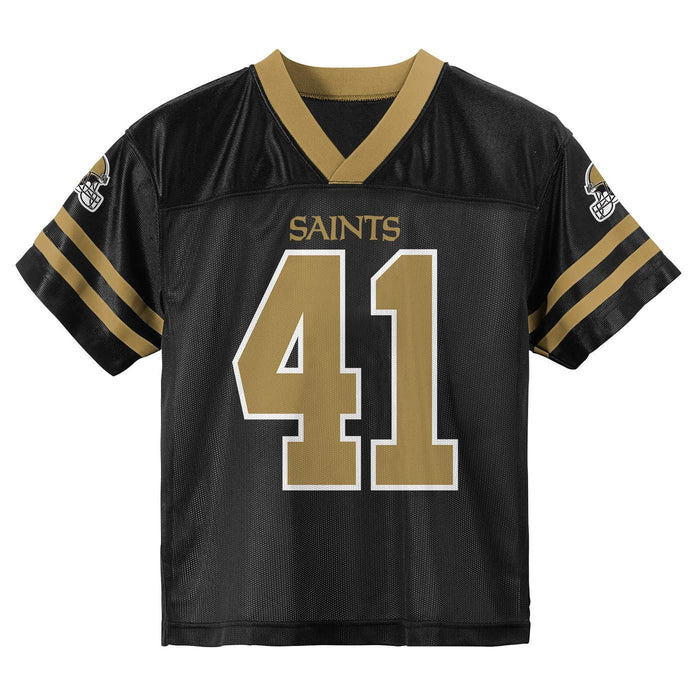 Outerstuff Alvin Kamara New Orleans Saints #41 Black Youth Home Player Jersey (Large 14/16)